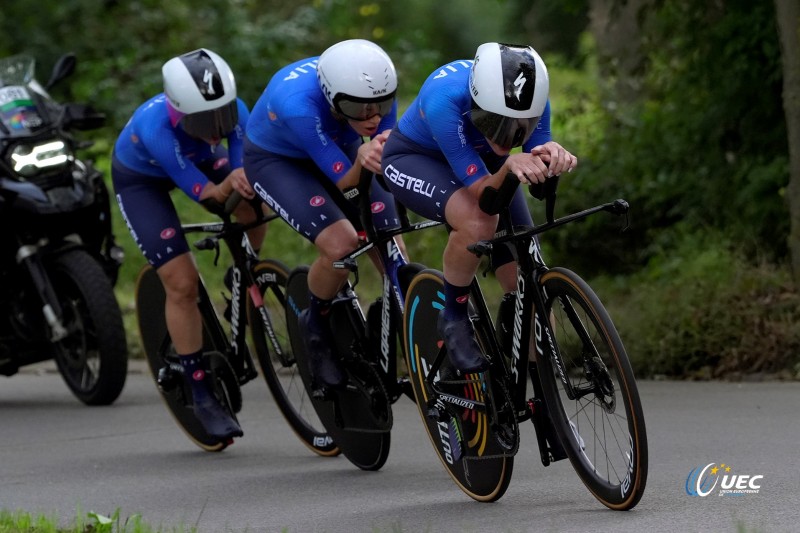 2024 UEC Road European Championships - Limburg - Flanders - Elite Team Time Trial Mixed Relay 52,3 km - 12/09/2024 -  - photo Luca Bettini/SprintCyclingAgency?2024